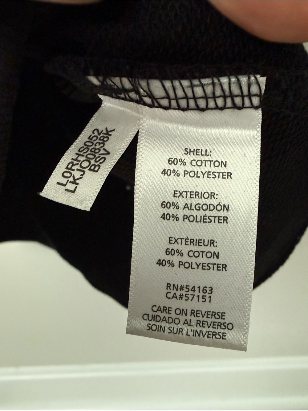 KARL LAGERFELD Paris Black Rhinestone Sweatshirt | Size XS/S - Picture 6 of 6